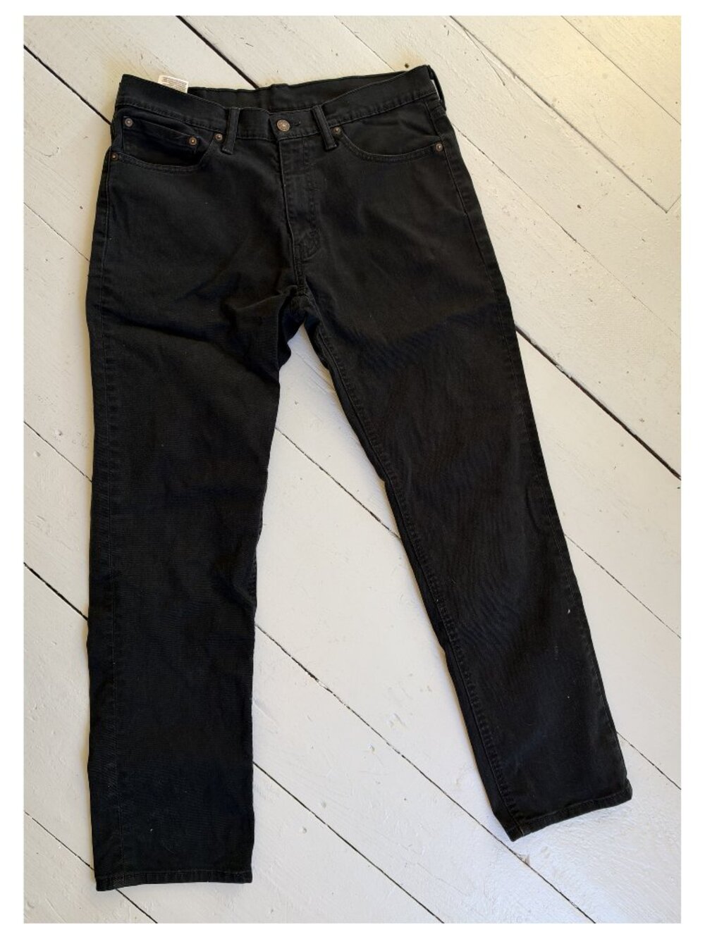 Levi's 541 Athletic Taper Black Stretch Jeans Men's 34 x 32